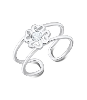 Toe Ring Heart Petals TR-323